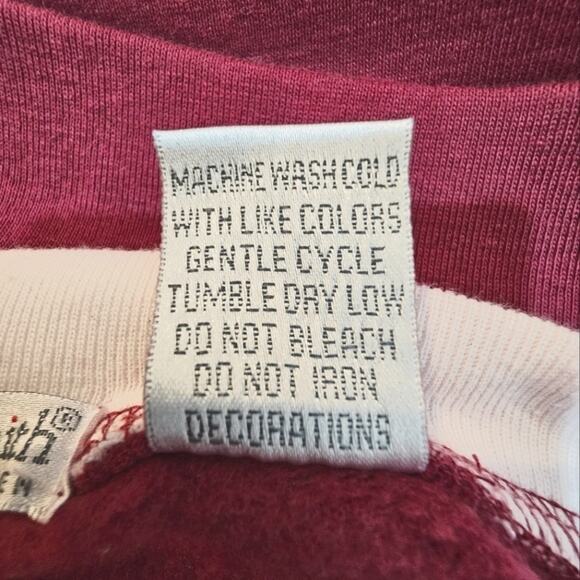 Hasting & Smith Women Grannycore Sweatshirt with Butterflies and Leaves 2X - Picture 6 of 7